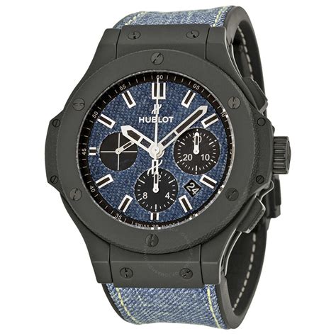 blue jean watch hublot|Hublot watch blue strap.